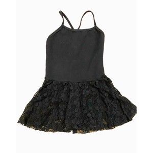 MdMnd Girls Black Leotard - Donna